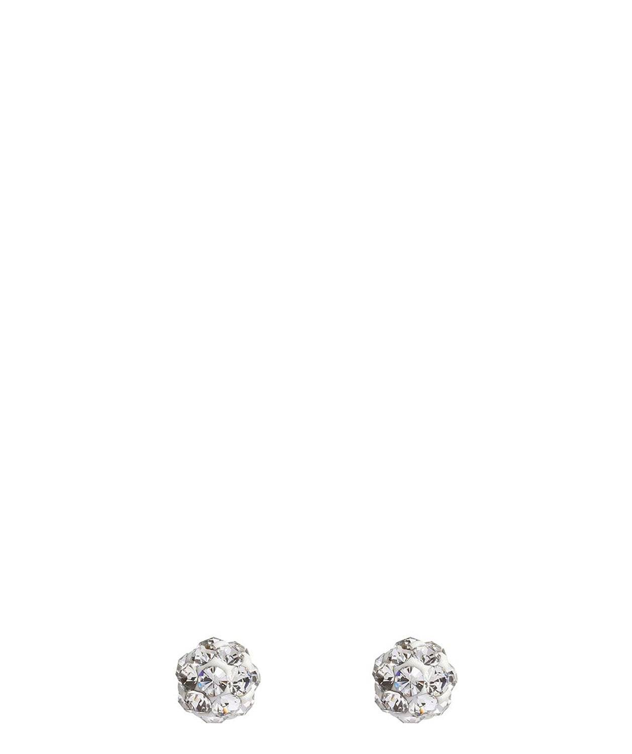 Gift Packaged 'Chesa' Sterling Silver & Cubic Zirconia Stud Earrings