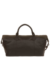 'Excursion' Dark Brown Leather Holdall image 3