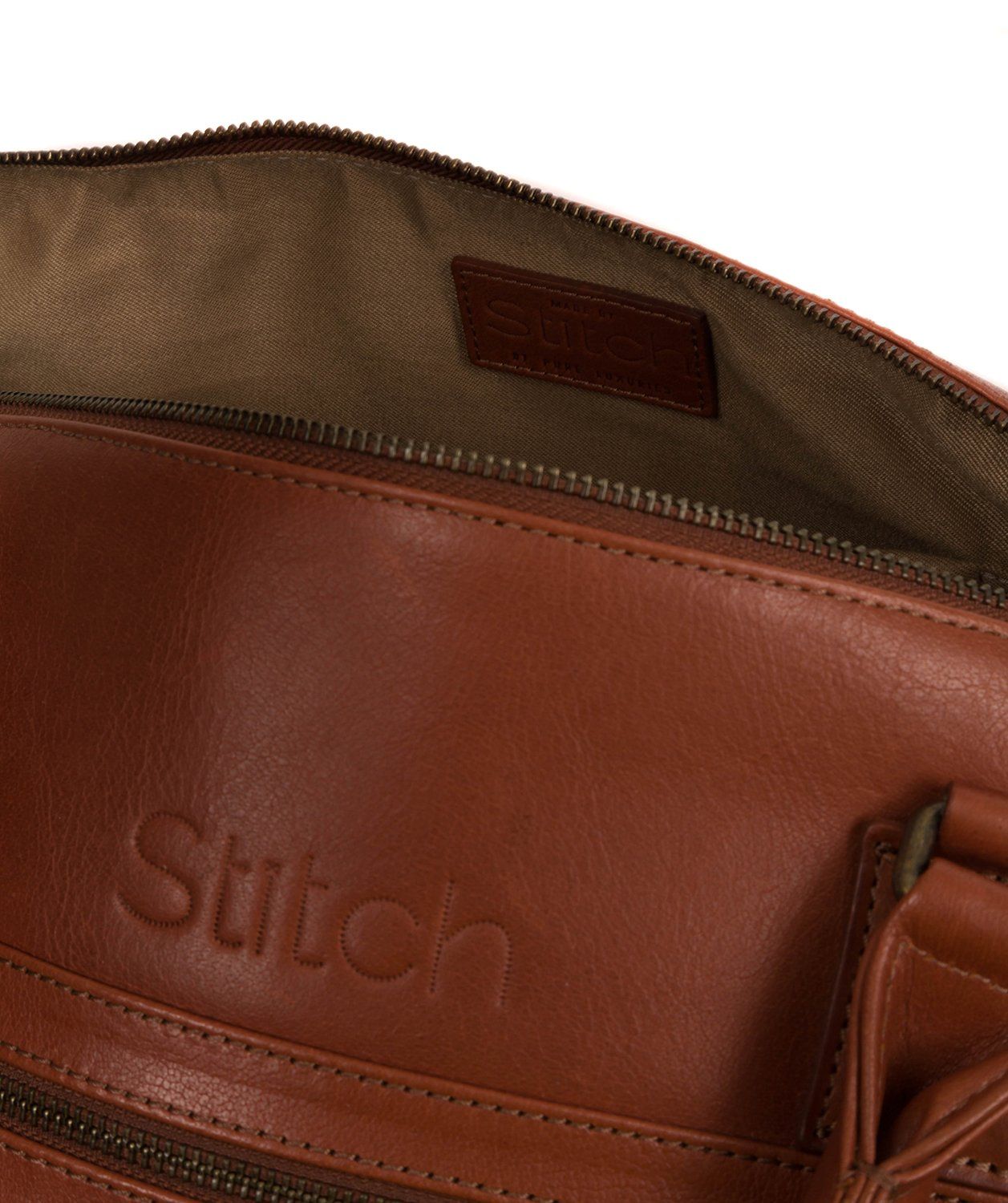 'Shuttle' Treacle Leather Holdall Pure Luxuries London