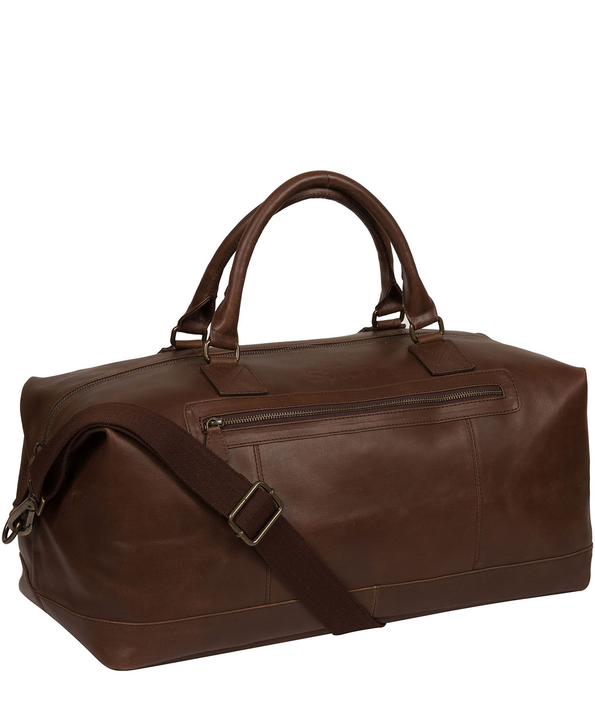 'Shuttle' Walnut Leather Holdall image 5