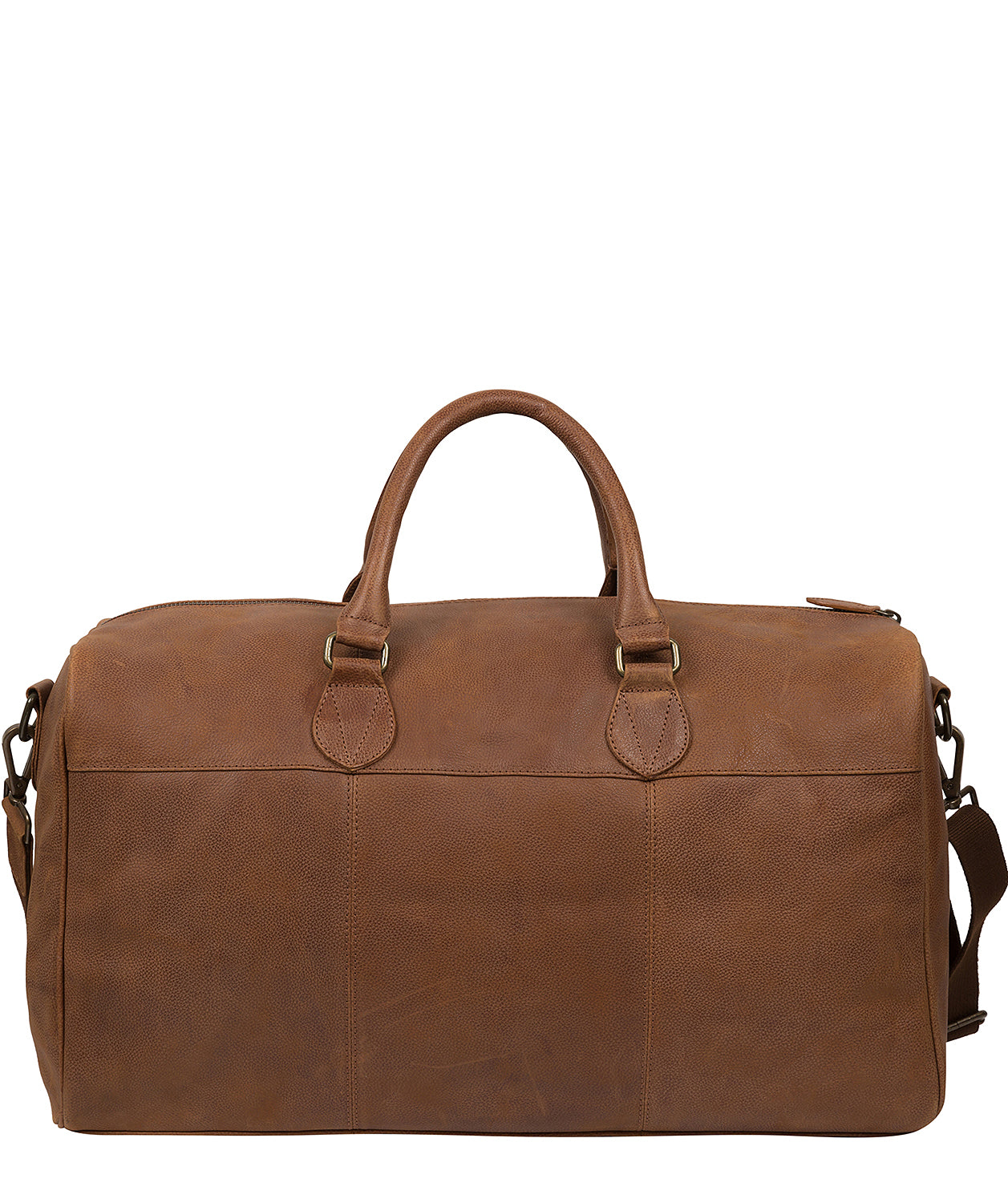'Aviator' Hazelnut Leather Holdall