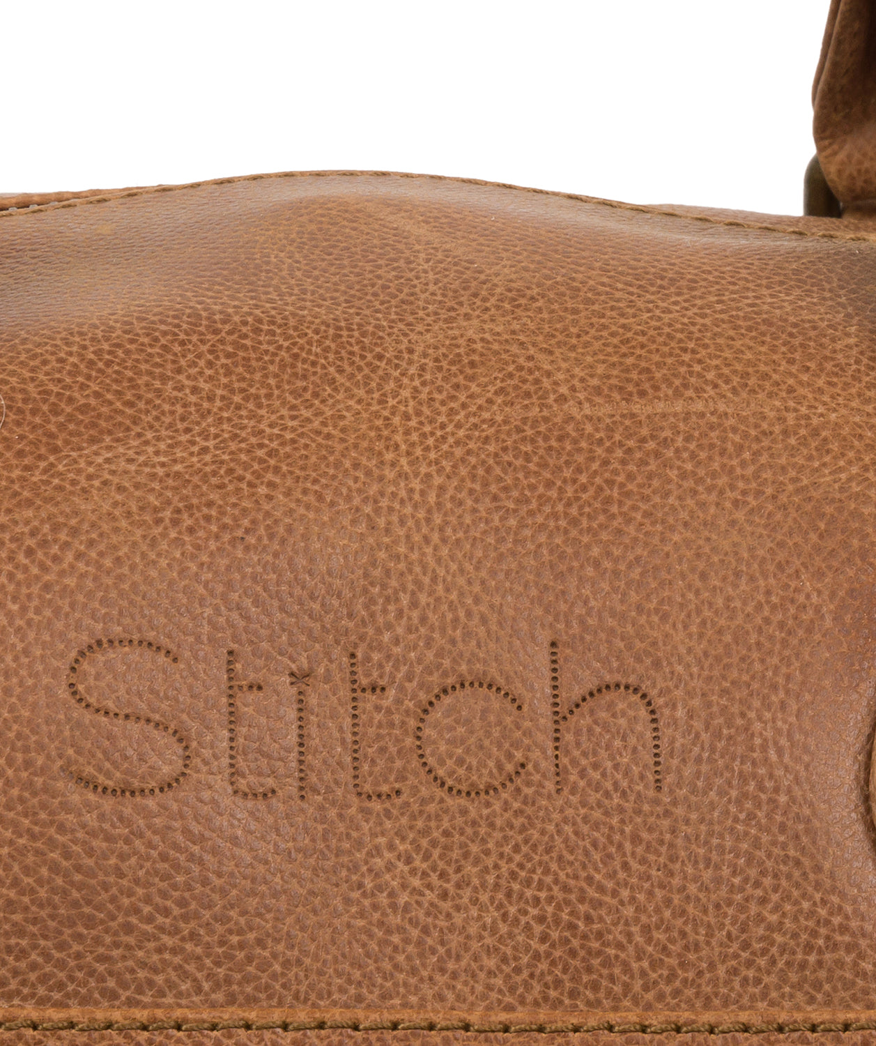 'Aviator' Pecan Leather Holdall