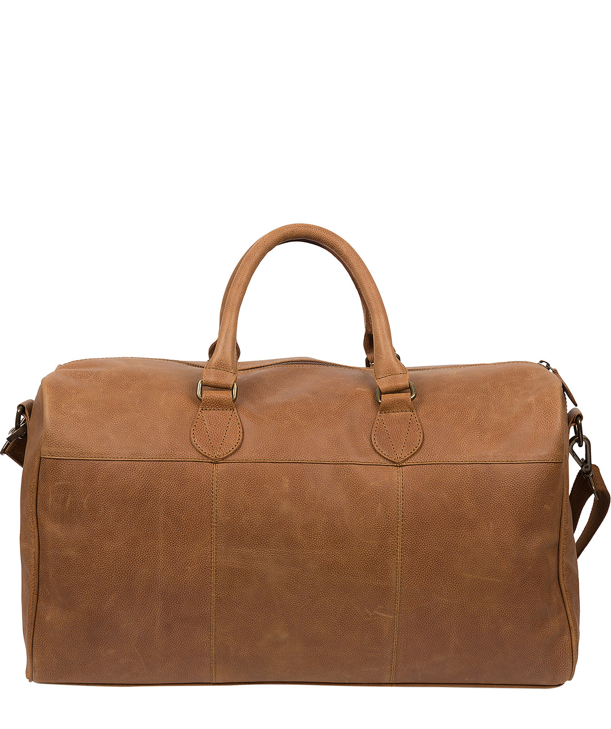 'Aviator' Pecan Leather Holdall