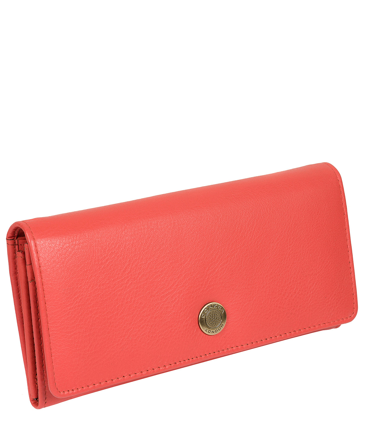 'Fey' Ginger Leather Purse