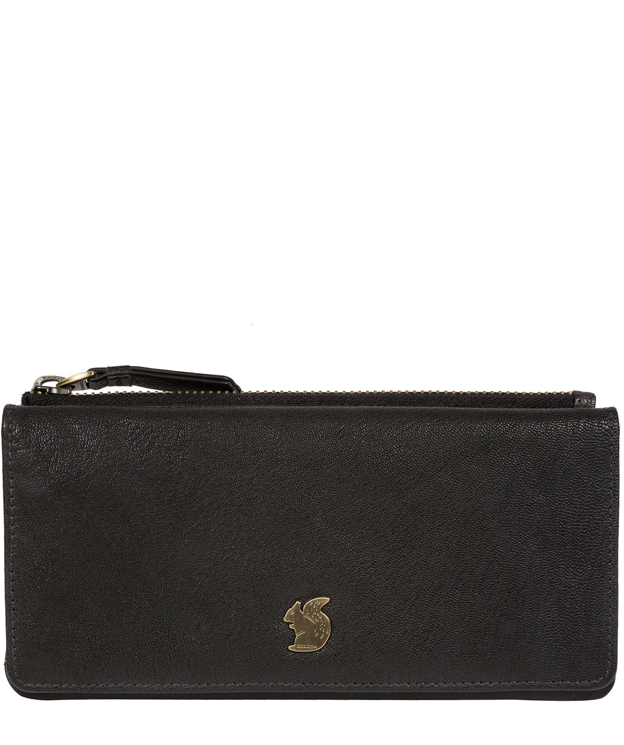 'Dotty' Black Leather Purse image 1