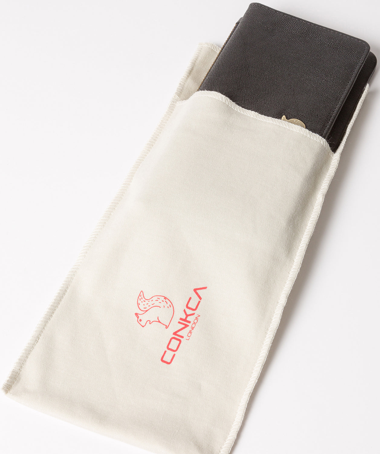 'Dotty' Black Leather Purse image 5