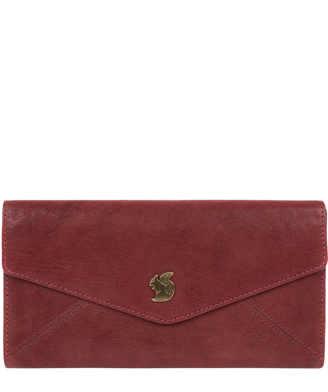 'Fion' Chilli Pepper Leather Tri-Fold Purse image 1