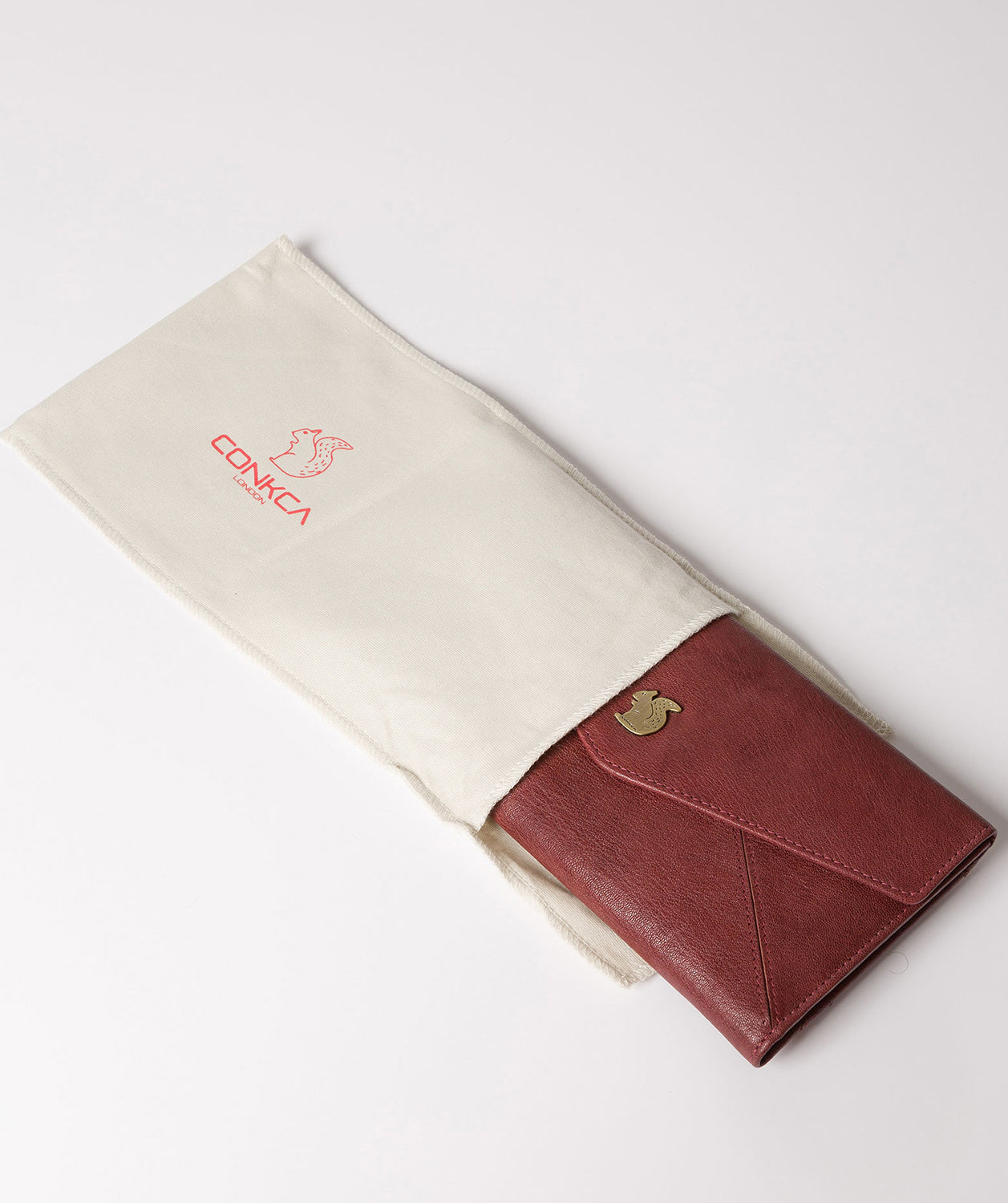 'Fion' Chilli Pepper Leather Tri-Fold Purse image 5