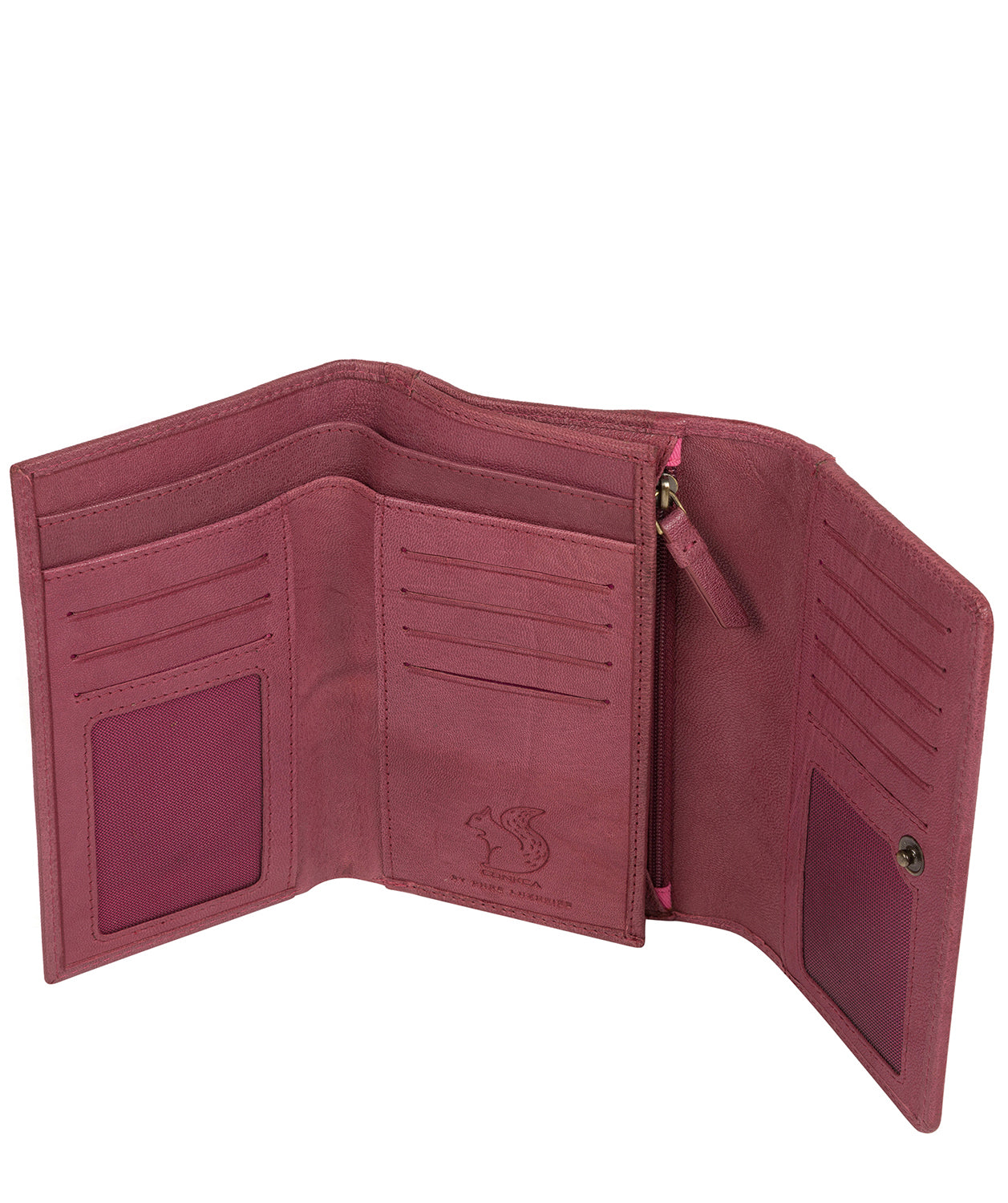 'Ling' Orchid Leather Purse image 3