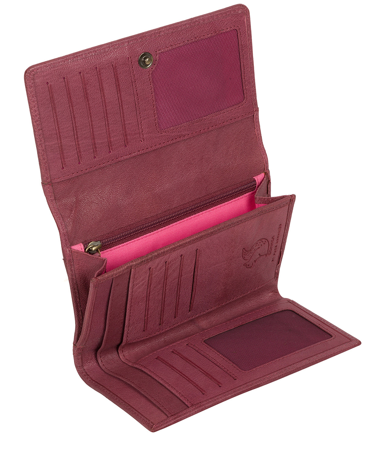 'Ling' Orchid Leather Purse