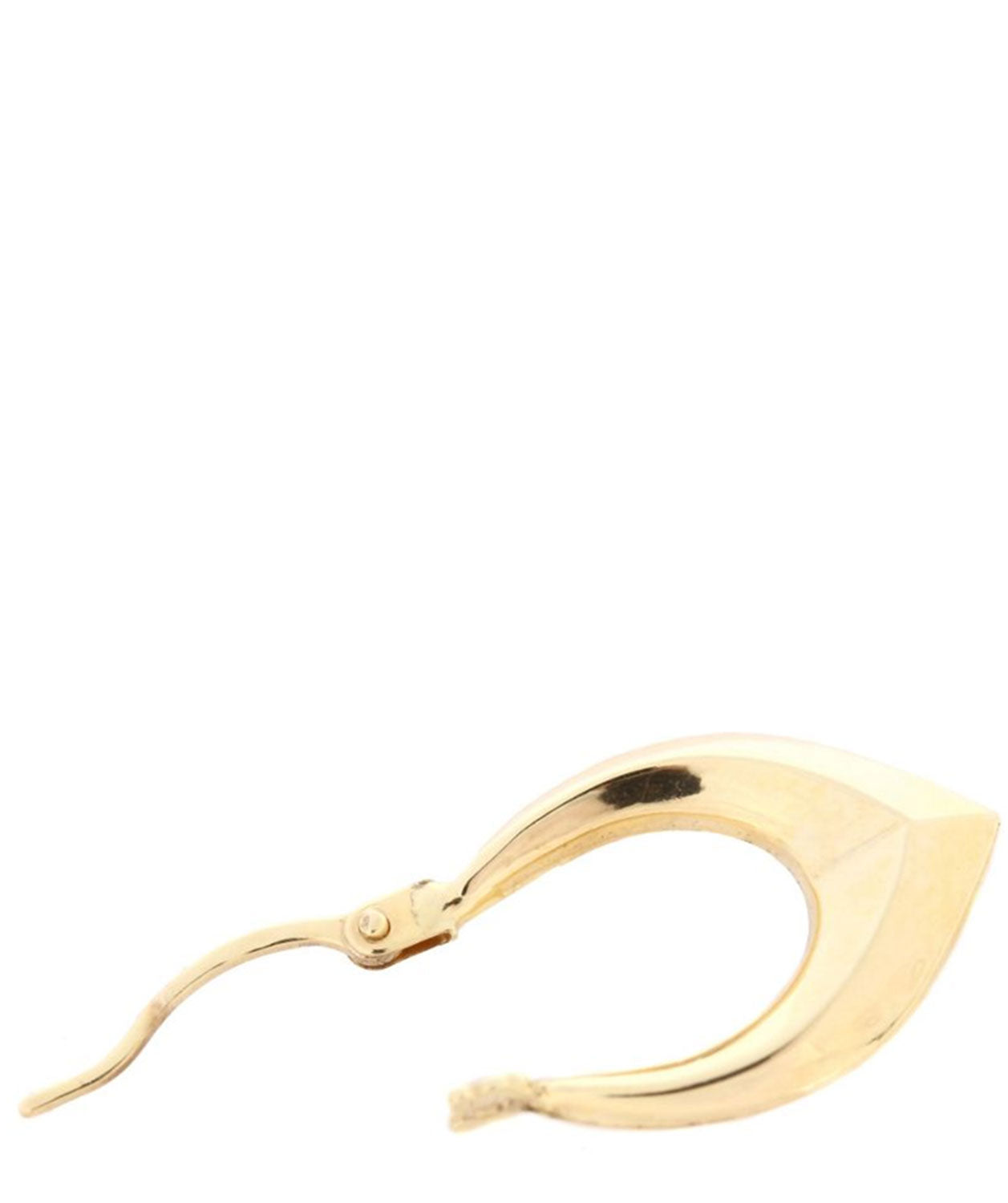 Gift Packaged 'Diana' 9ct Yellow Gold Creole Earrings