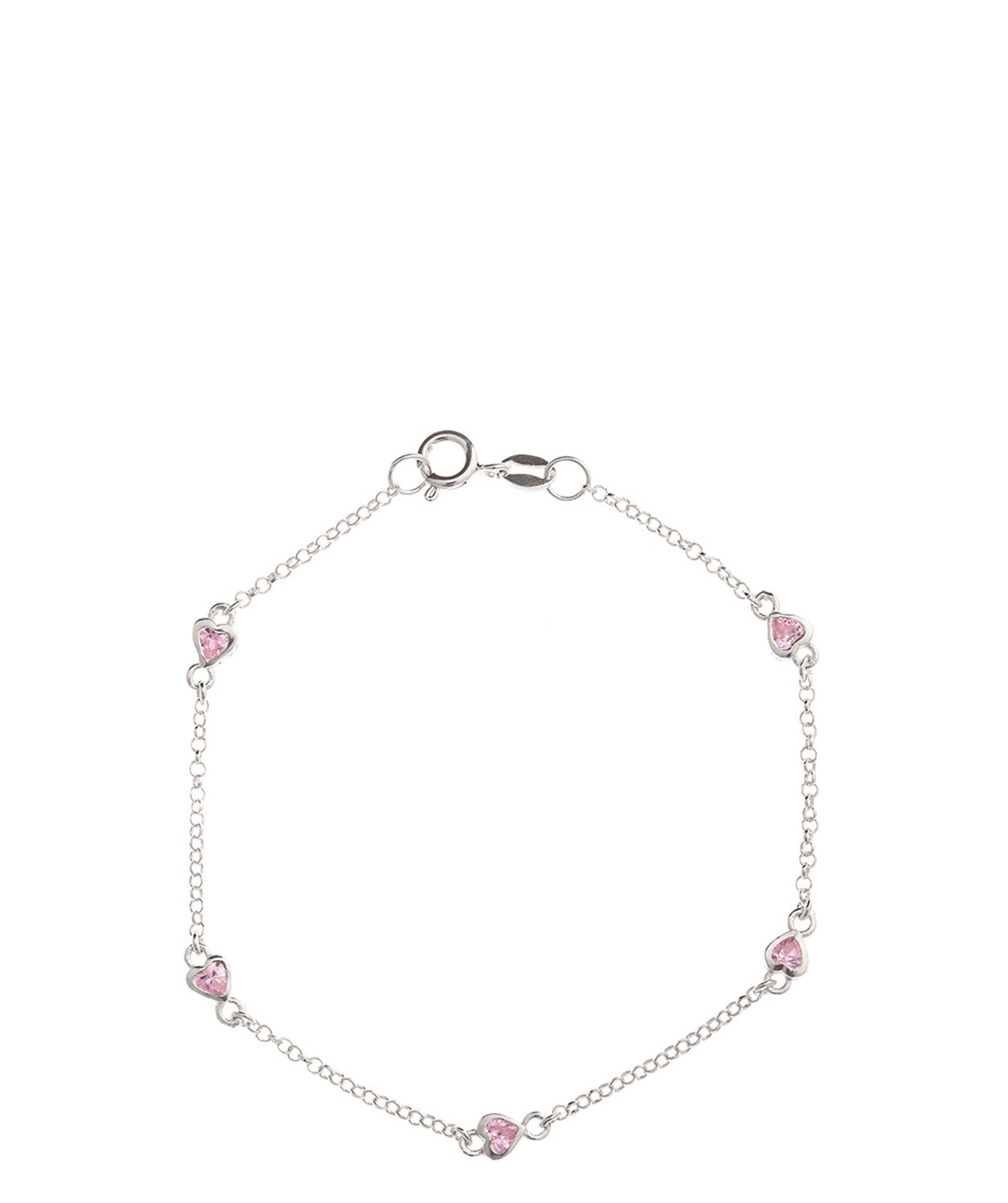 Gift Packaged 'Hallie' Sterling Silver & Cubic Zirconia Bracelet
