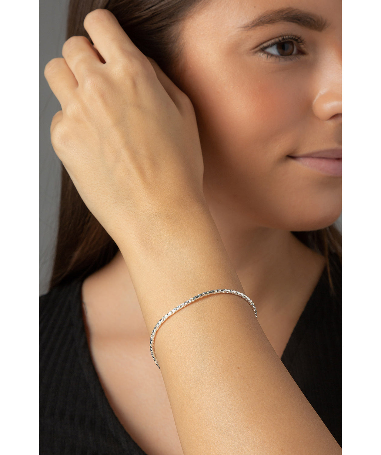 Gift Packaged 'Hermione' Sterling Silver Bracelet