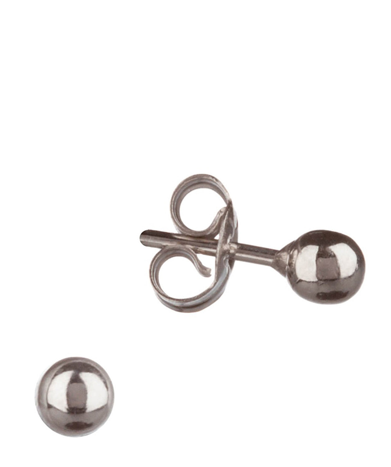 'Marlana' 18-carat white gold 3mm earrings image 1