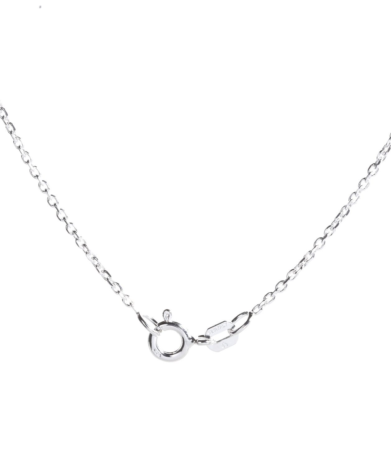 Gift Packaged 'Ynes' Sterling Silver Triangle Drop Necklace