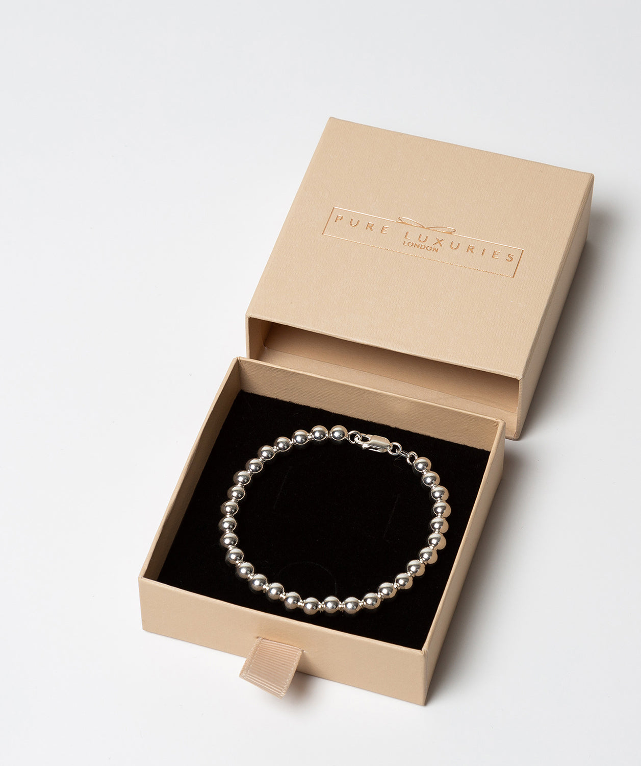 'Ceto' Sterling Silver 6mm Ball Bracelet image 3