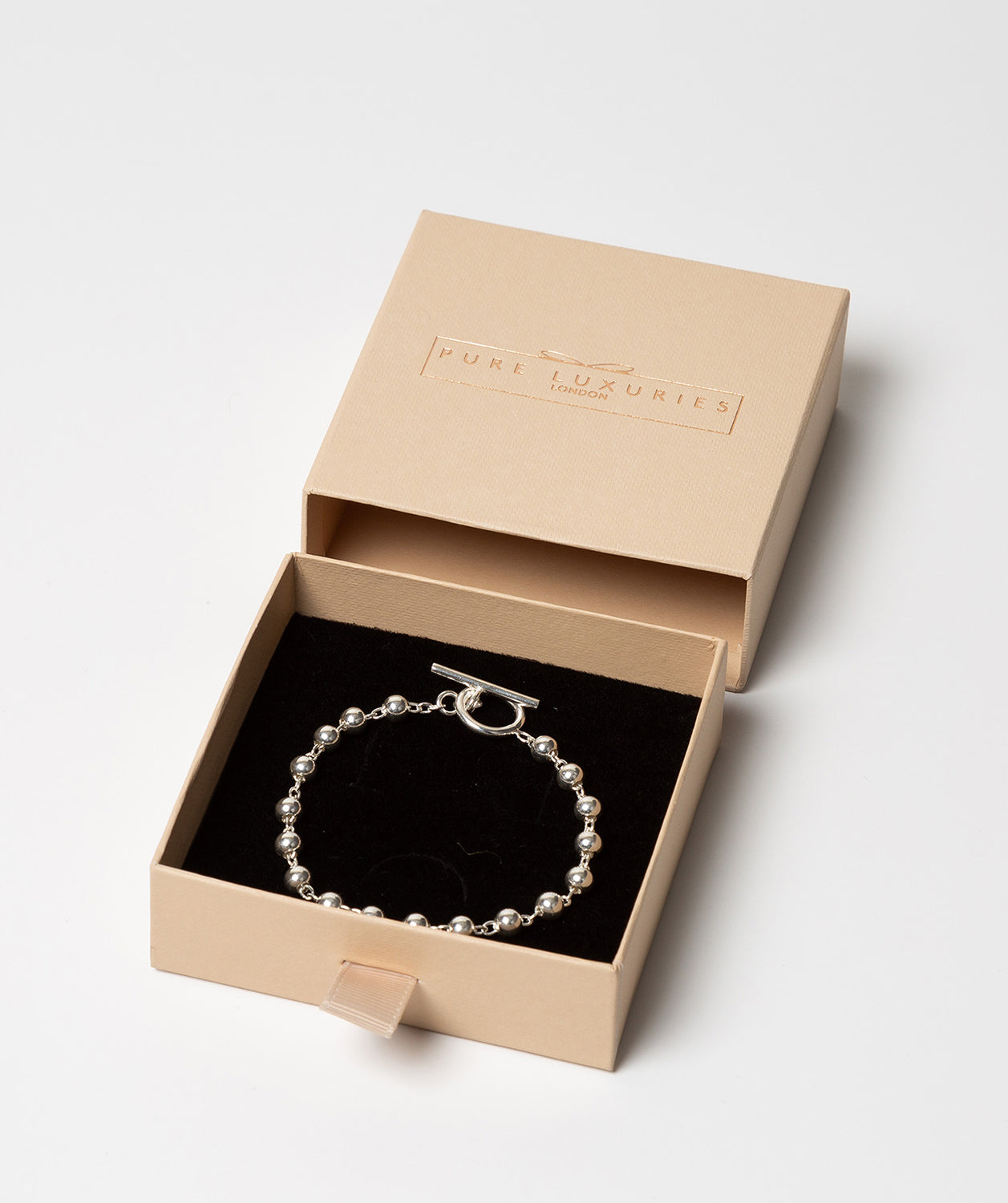 'Circe' Sterling Silver 5mm Ball Bracelet image 3