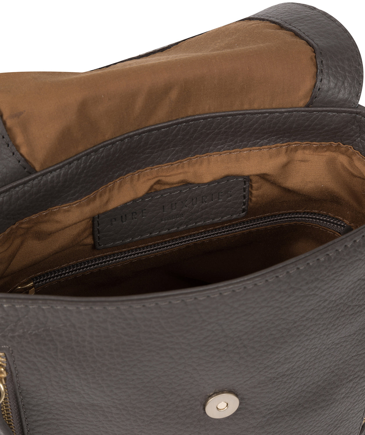 'Barnard' Grey Leather Backpack