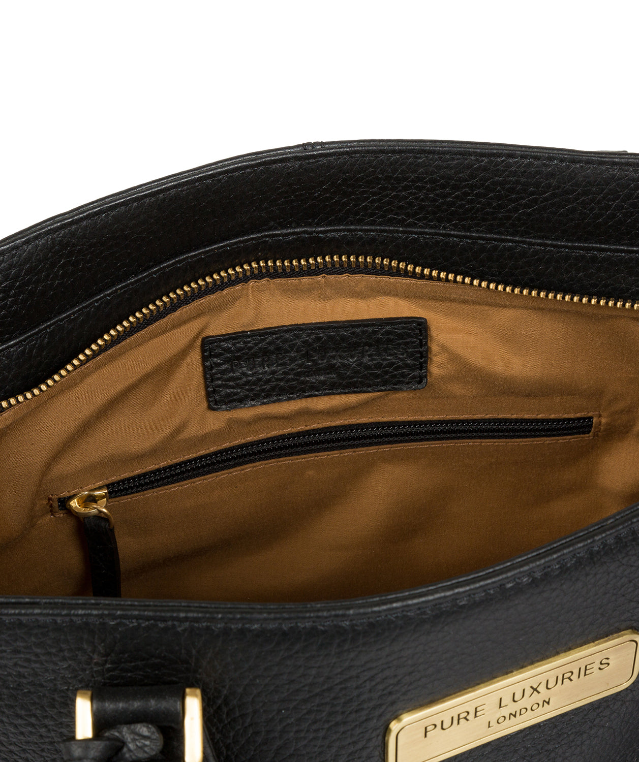 'Aston' Black Leather Handbag image 4