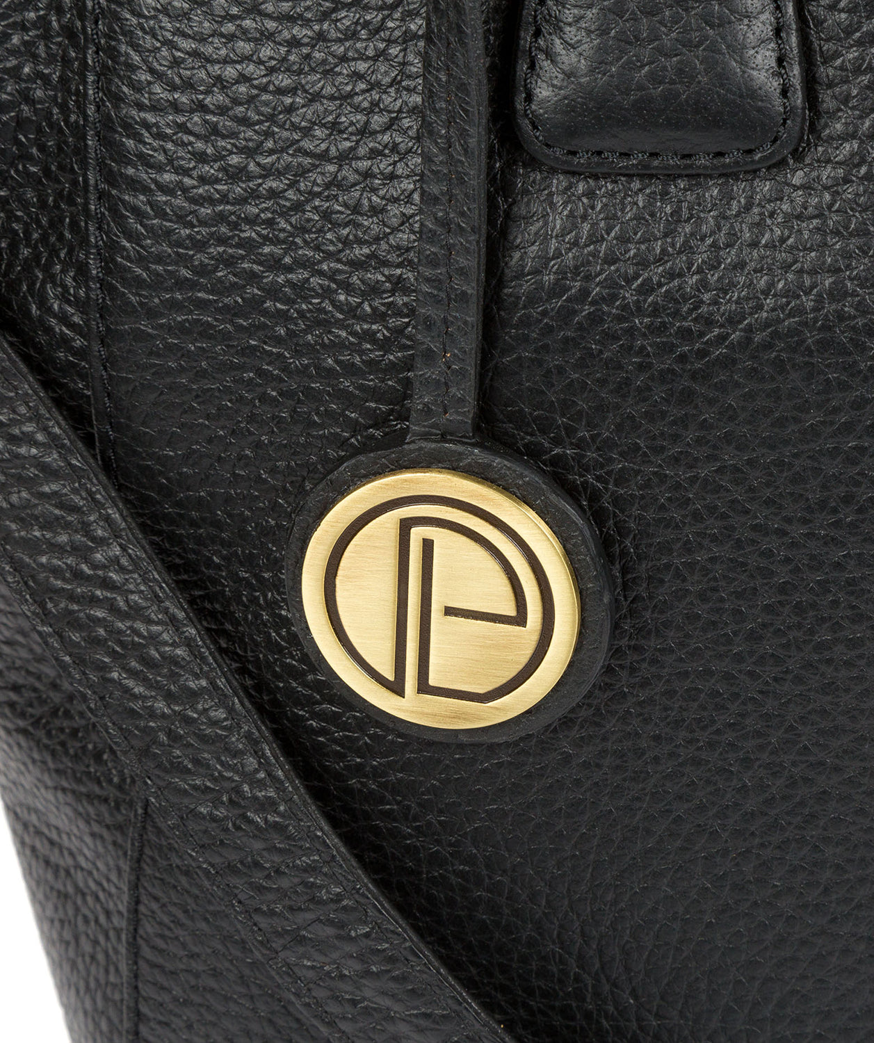 'Aston' Black Leather Handbag image 6