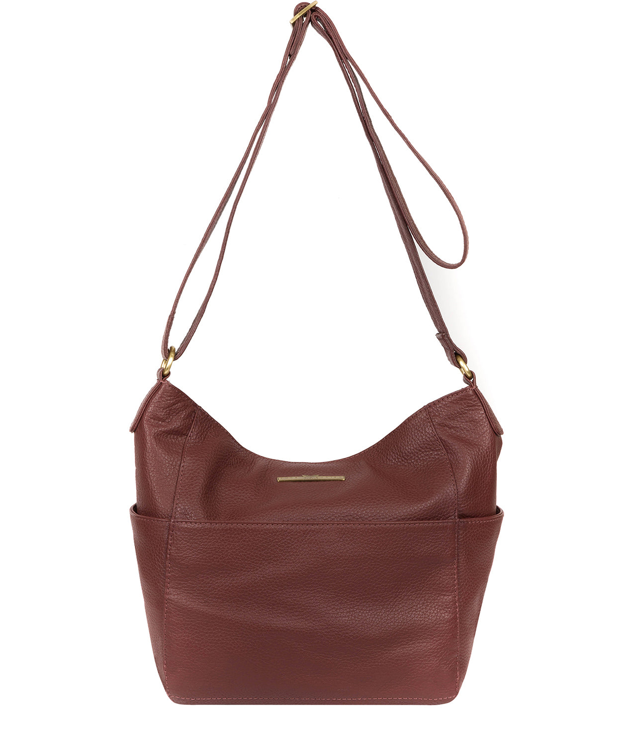 'Dorothea' Port Leather Shoulder Bag image 1