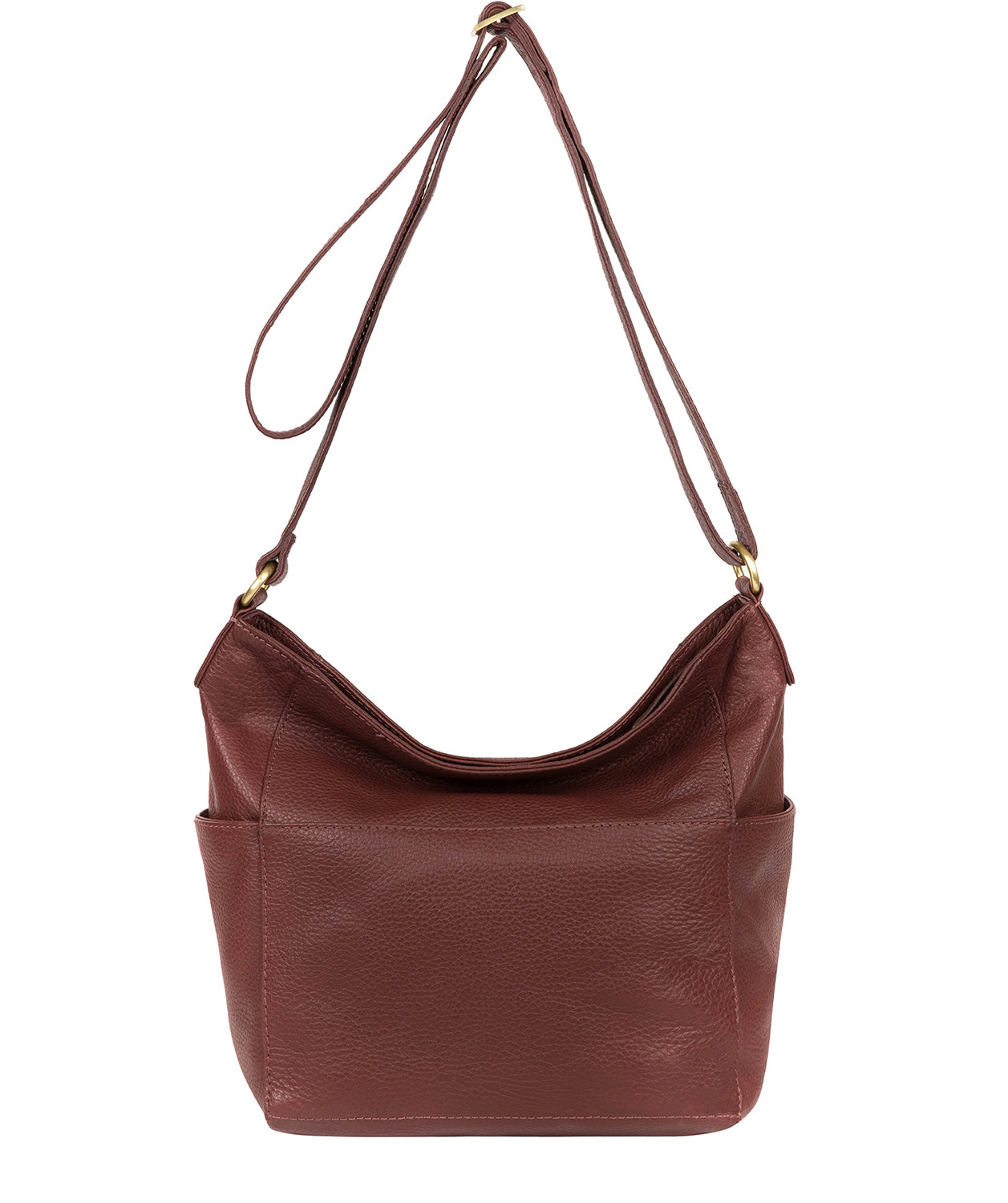 'Dorothea' Port Leather Shoulder Bag image 3