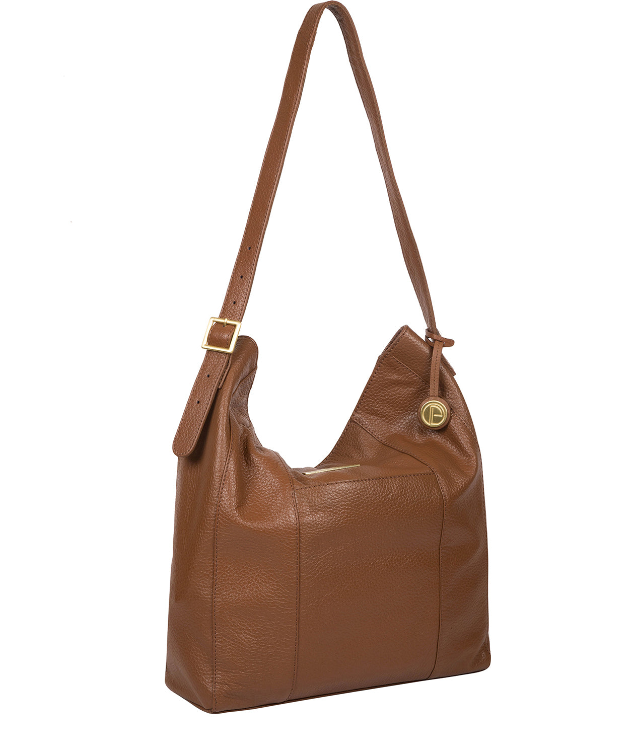 'Rachael' Tan Leather Shoulder Bag Pure Luxuries London