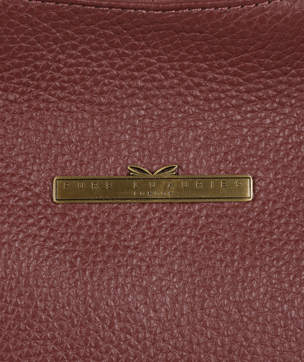 'Alina' Port Leather Tote Bag image 6