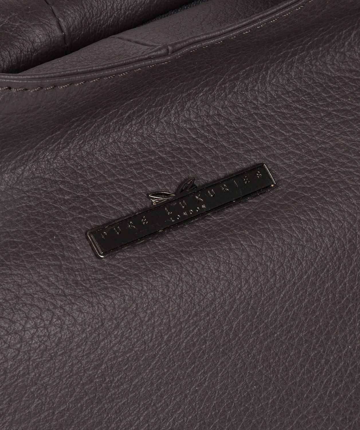 'Alina' Slate Leather Tote Bag image 5