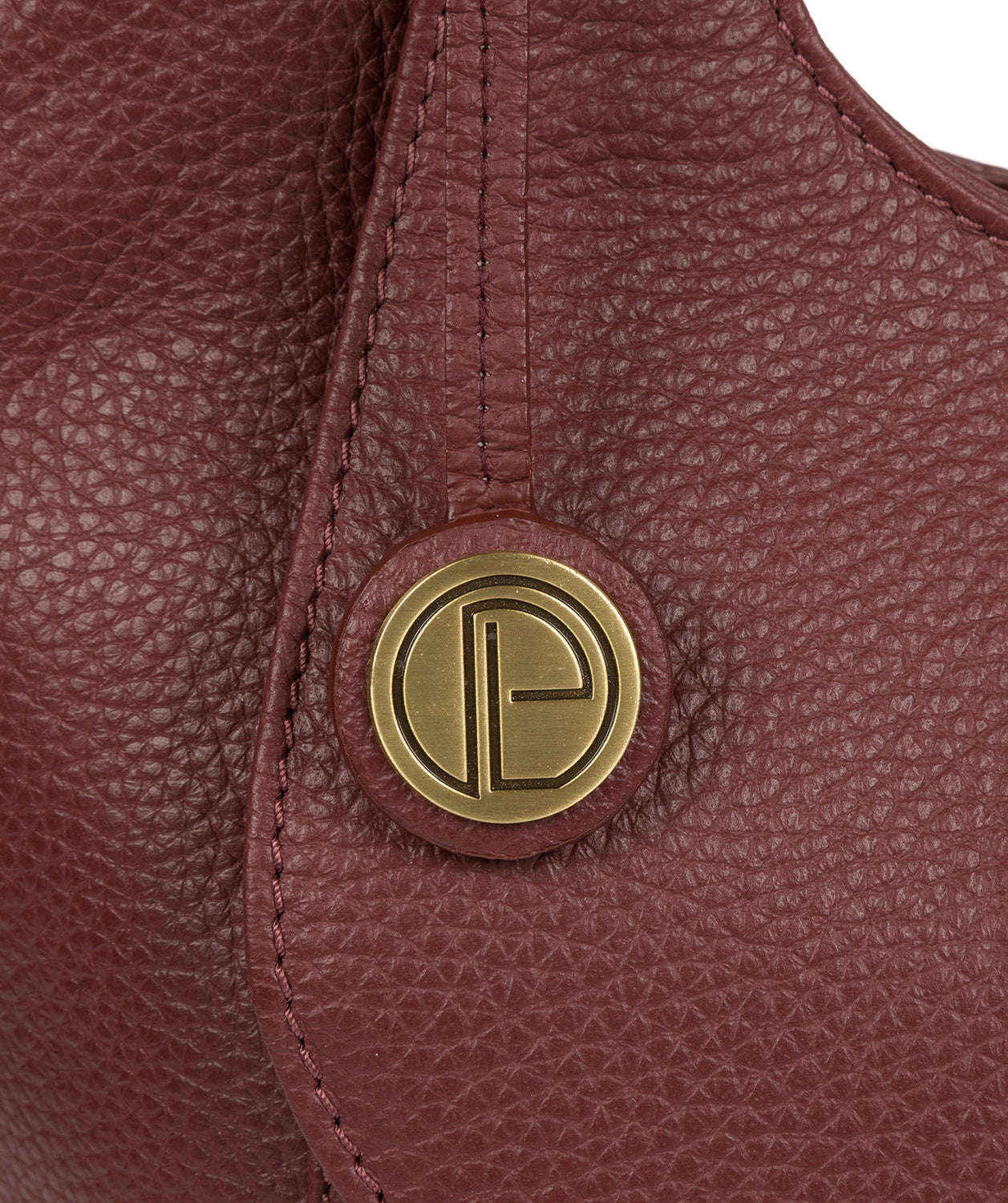 'Denisa' Port Leather Tote Bag image 4
