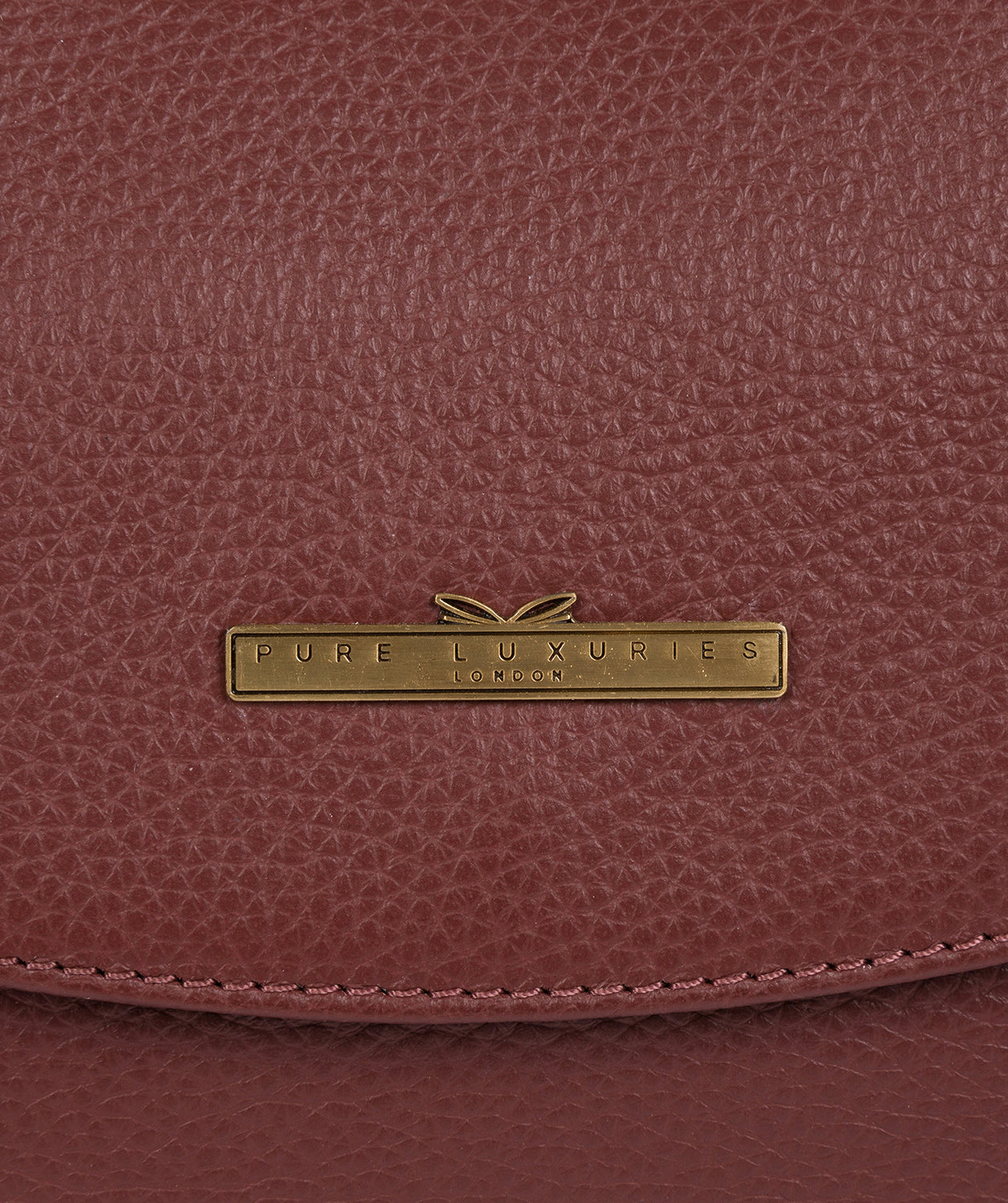 'Denisa' Port Leather Tote Bag image 6