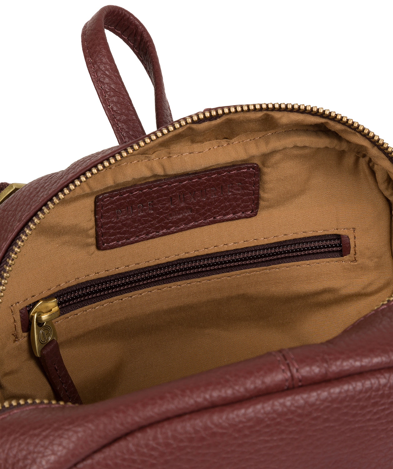 'Lois' Port Leather Backpack