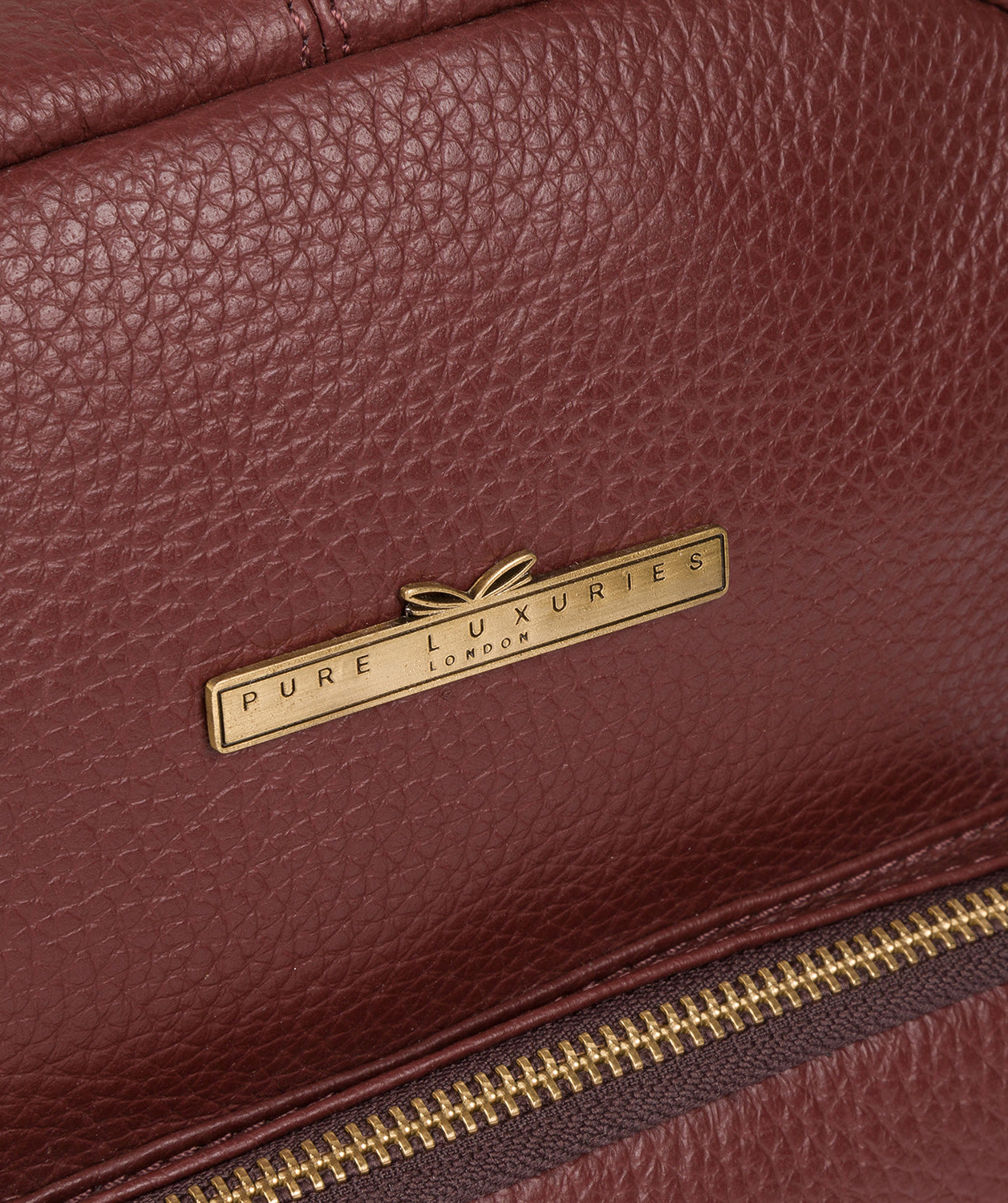 'Lois' Port Leather Backpack