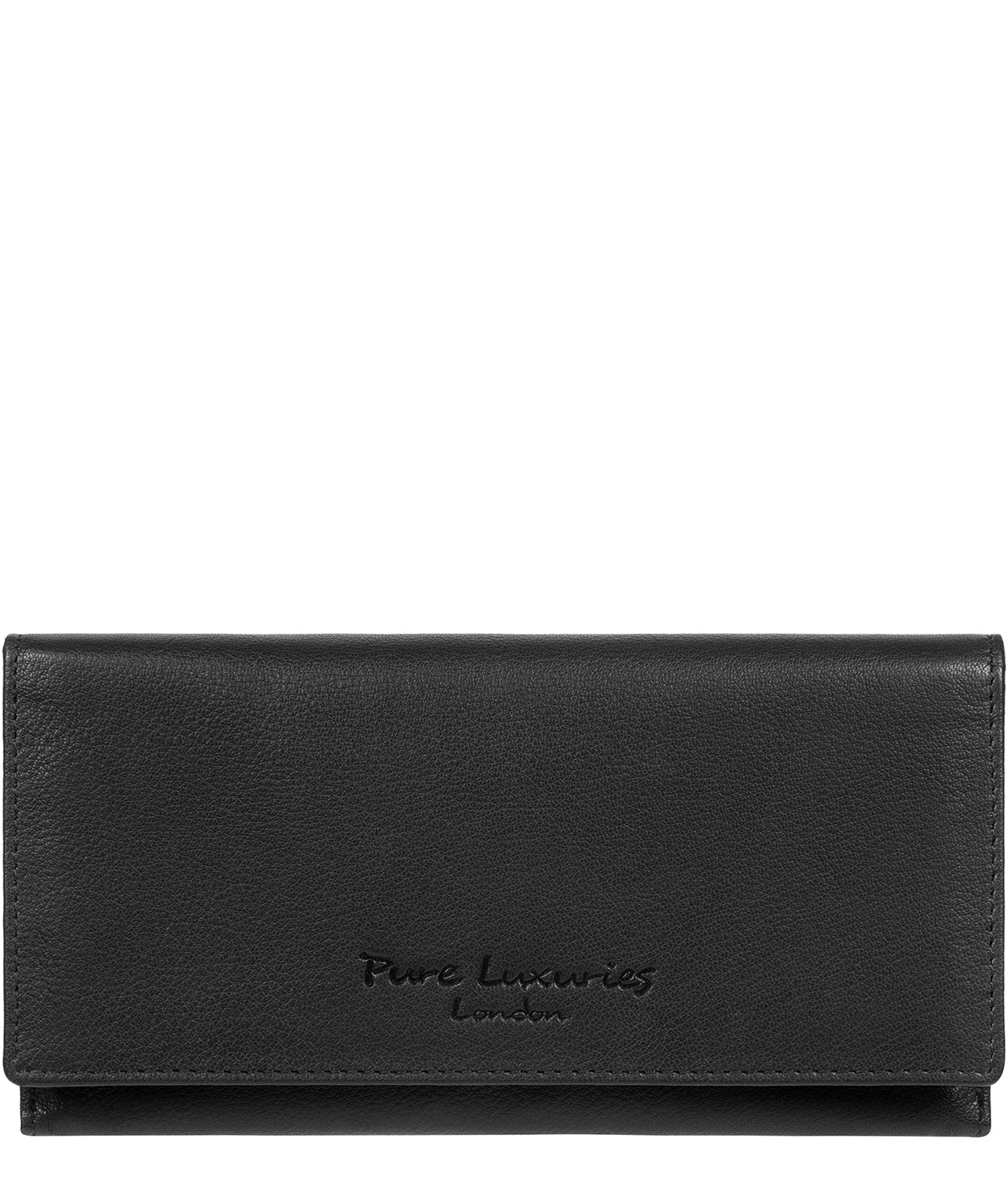 'Mayfair' Black Leather Purse image 1