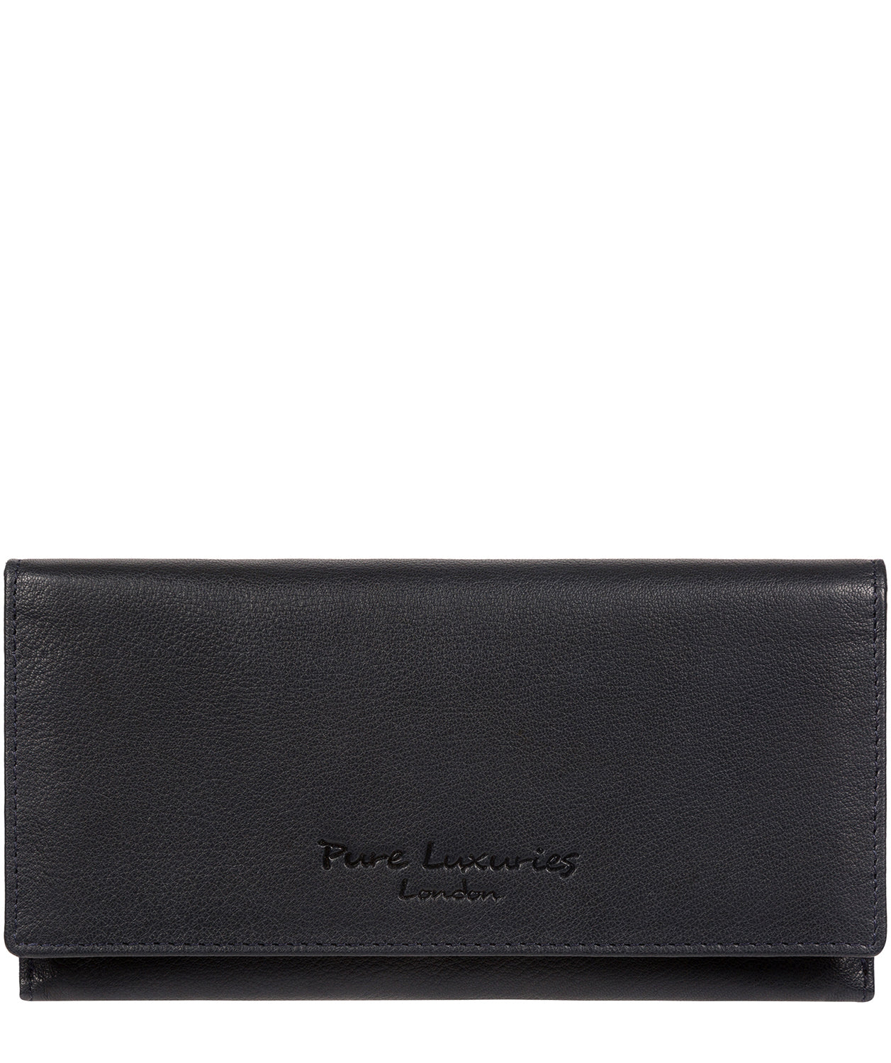 'Mayfair' Dark Navy Leather Purse image 1