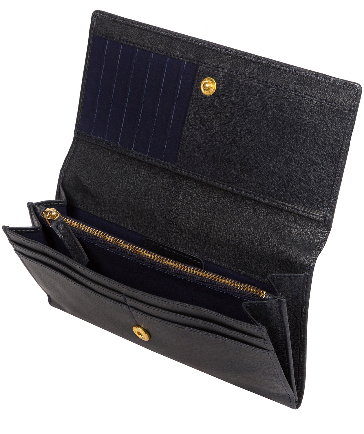 'Mayfair' Dark Navy Leather Purse image 3