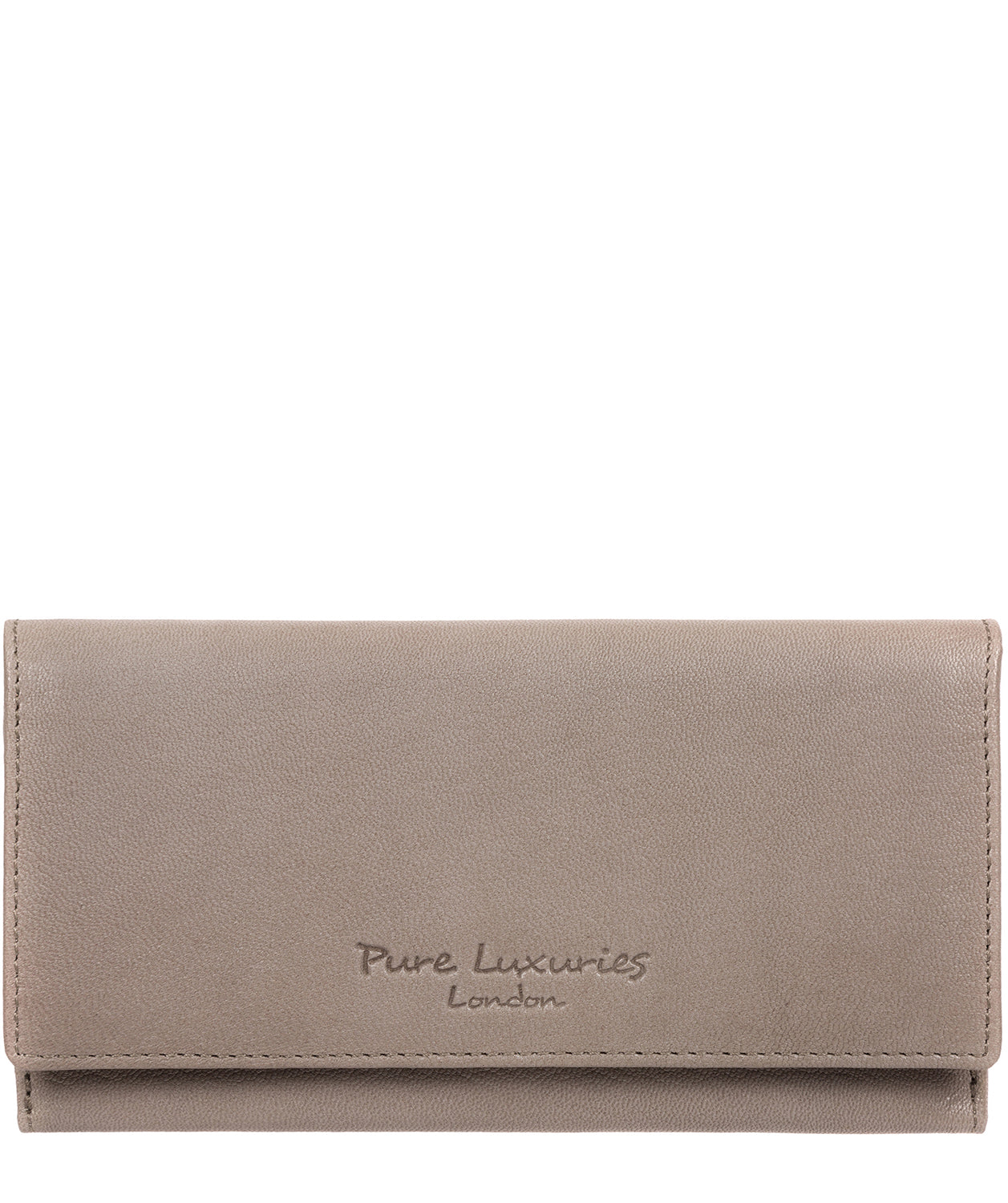 'Mayfair' Grey Leather Purse