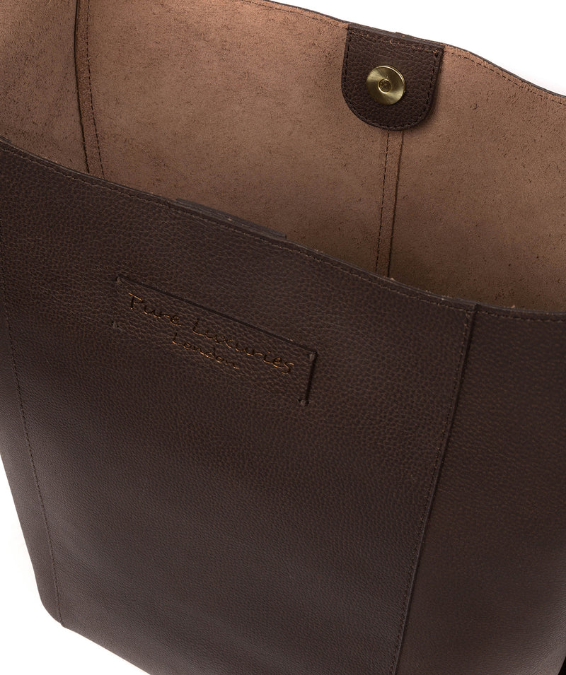 'Hoxton' Hickory Leather Shoulder Bag image 4