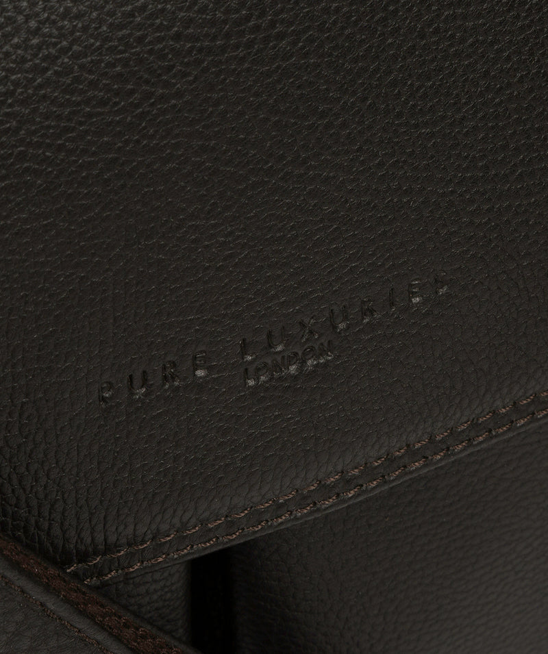 'Baxter' Brown Leather Work Bag image 5