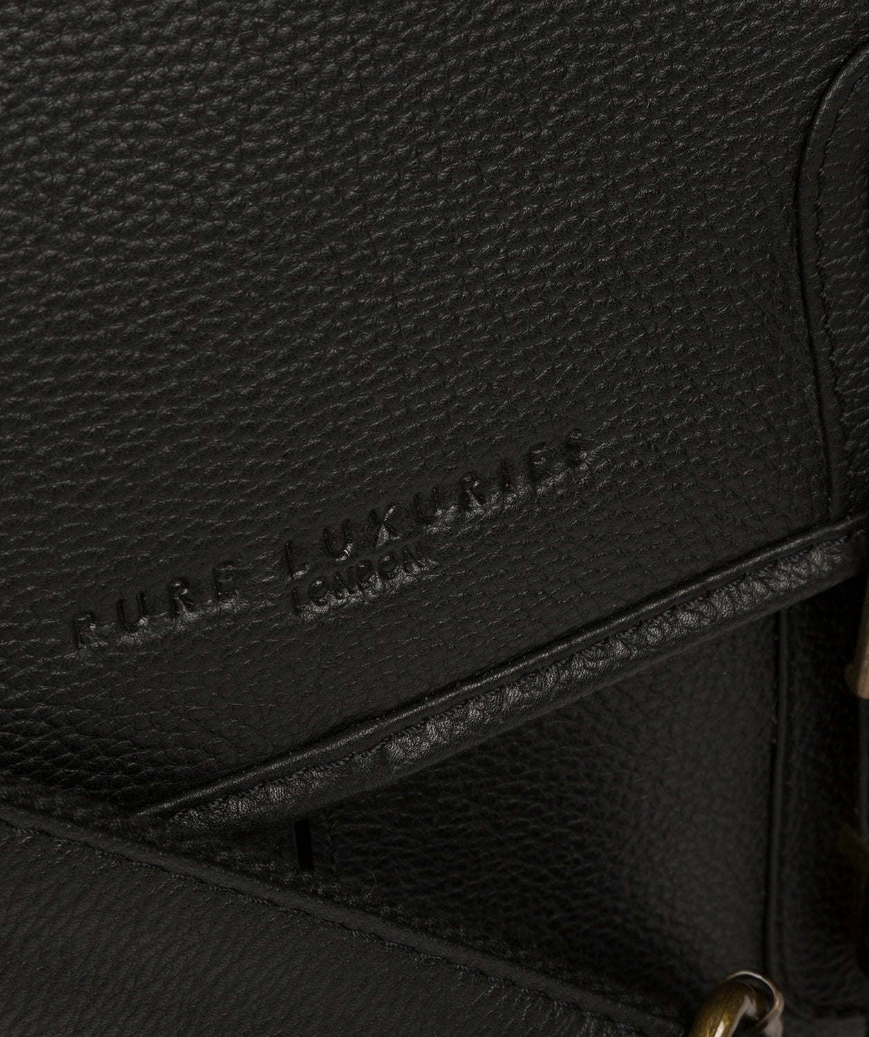 'Bank' Black Leather Work Bag image 6