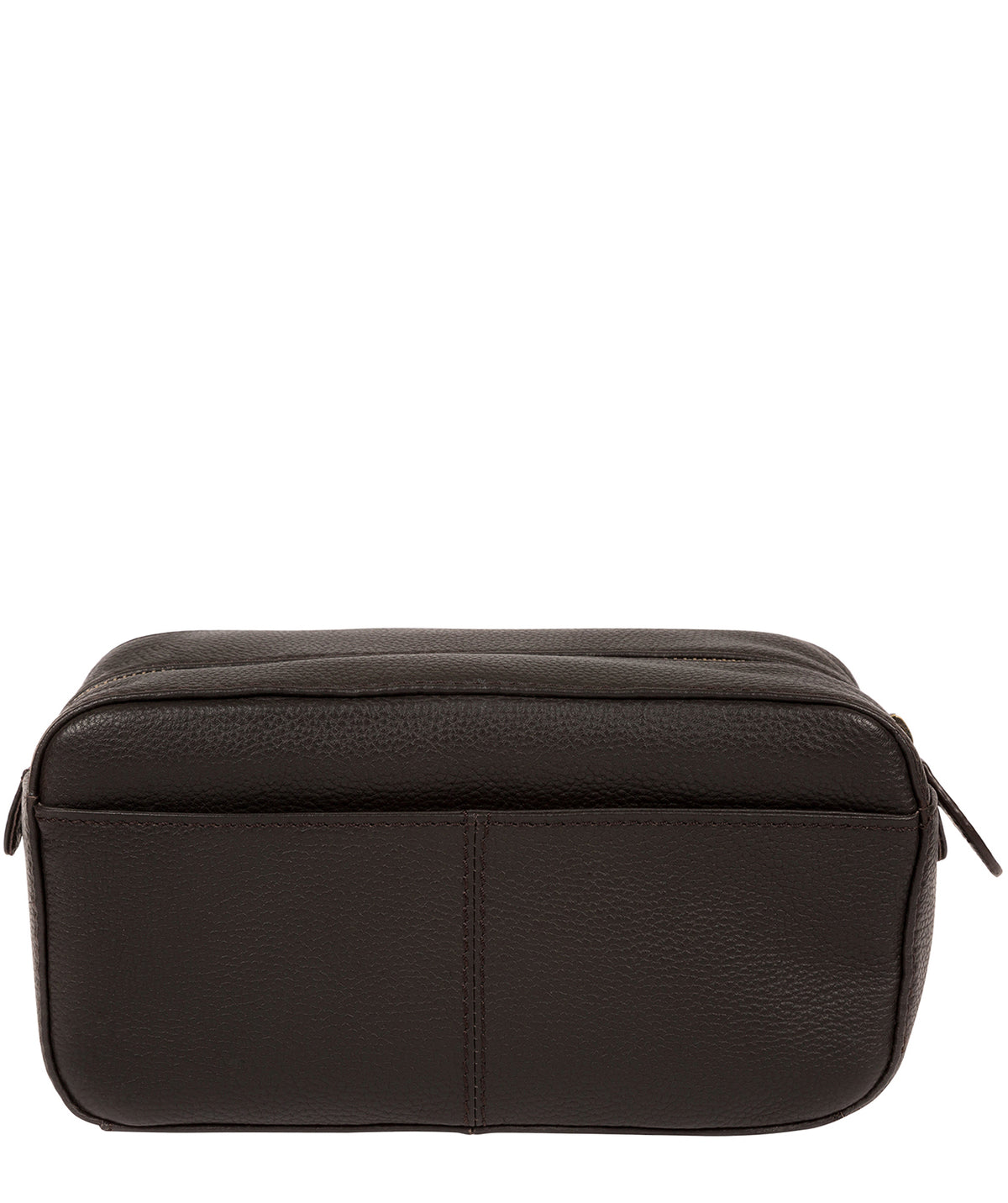 'Jetty' Brown Leather Washbag image 3