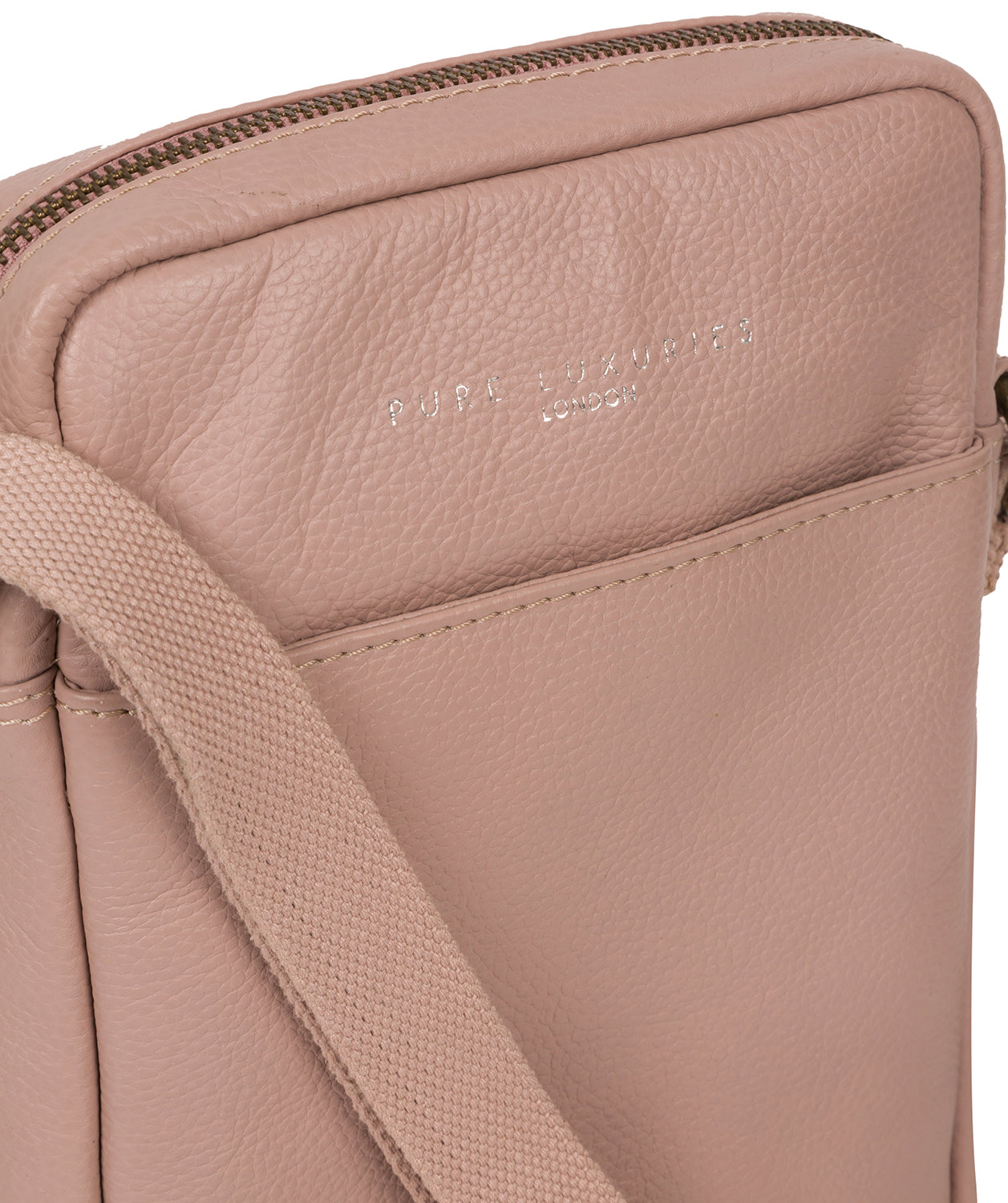 'Starboard' Pink Leather Cross Body Bag