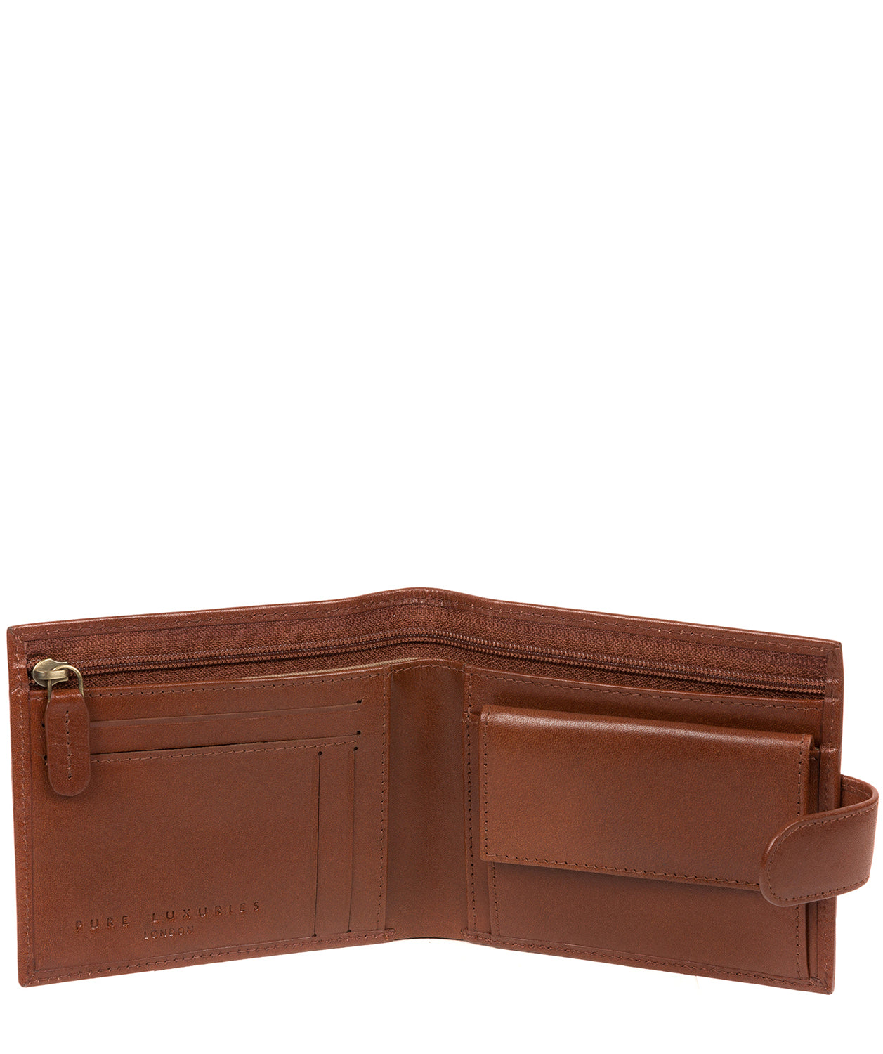 'Hooper' Tan Leather Wallet image 2