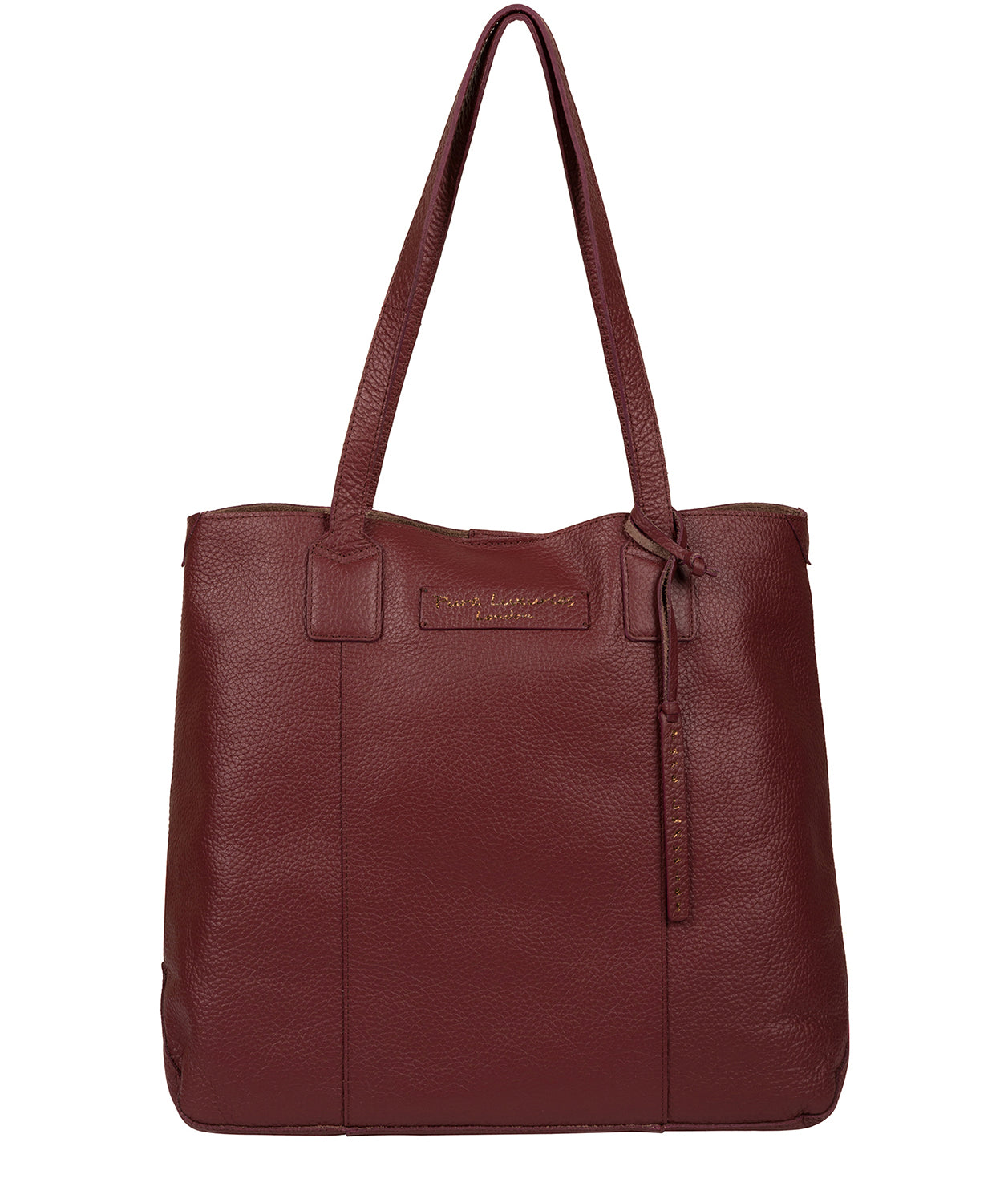'Ruxley' Burgundy Leather Tote Bag image 1