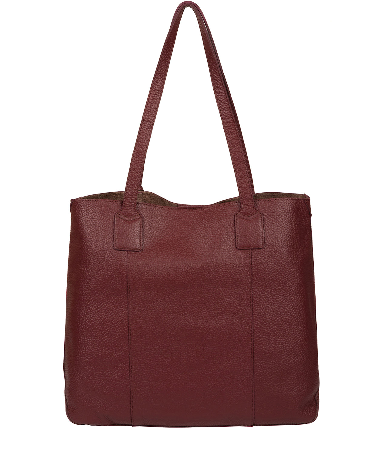 'Ruxley' Burgundy Leather Tote Bag image 3
