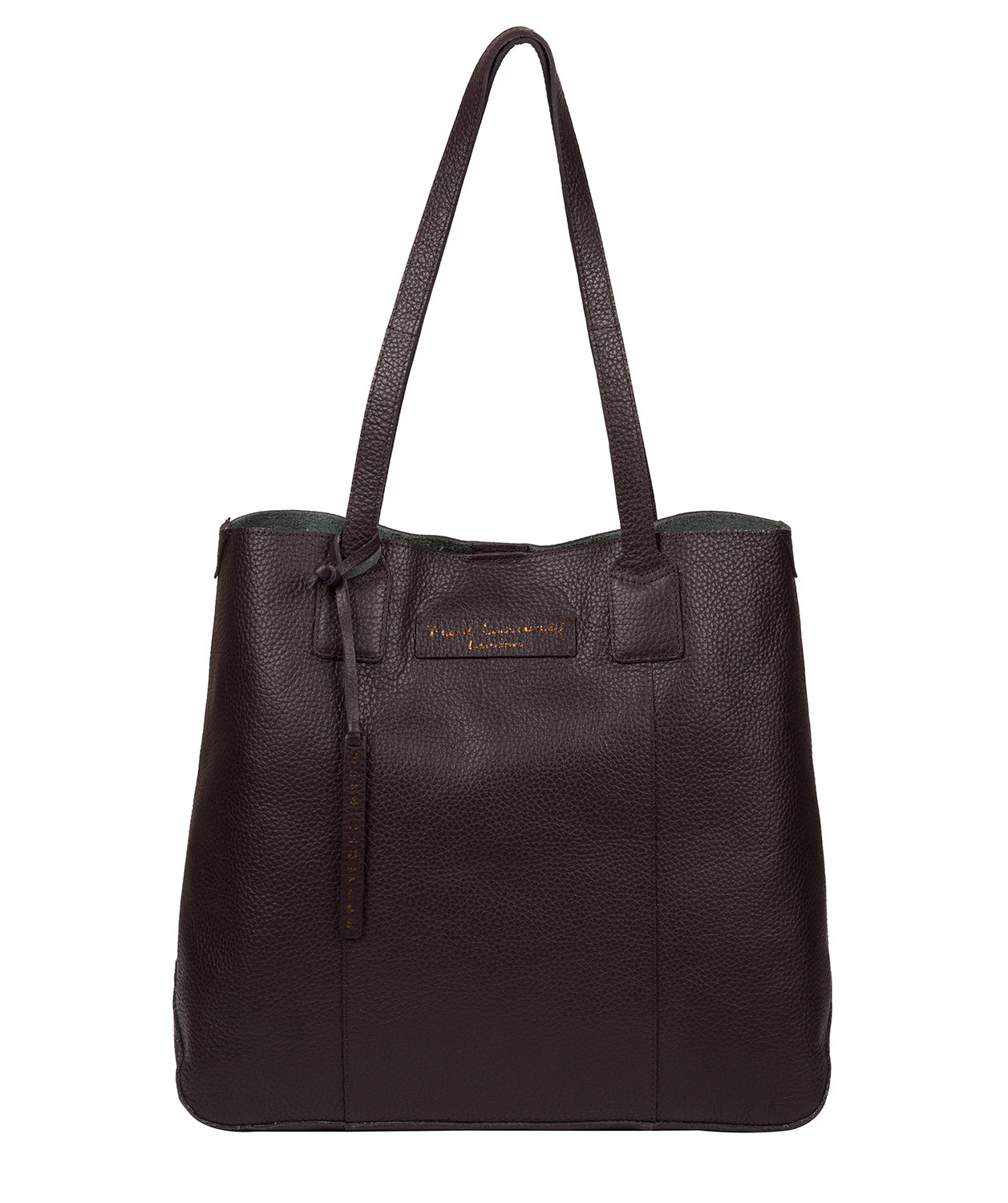 'Ruxley' Plum Leather Tote Bag image 1