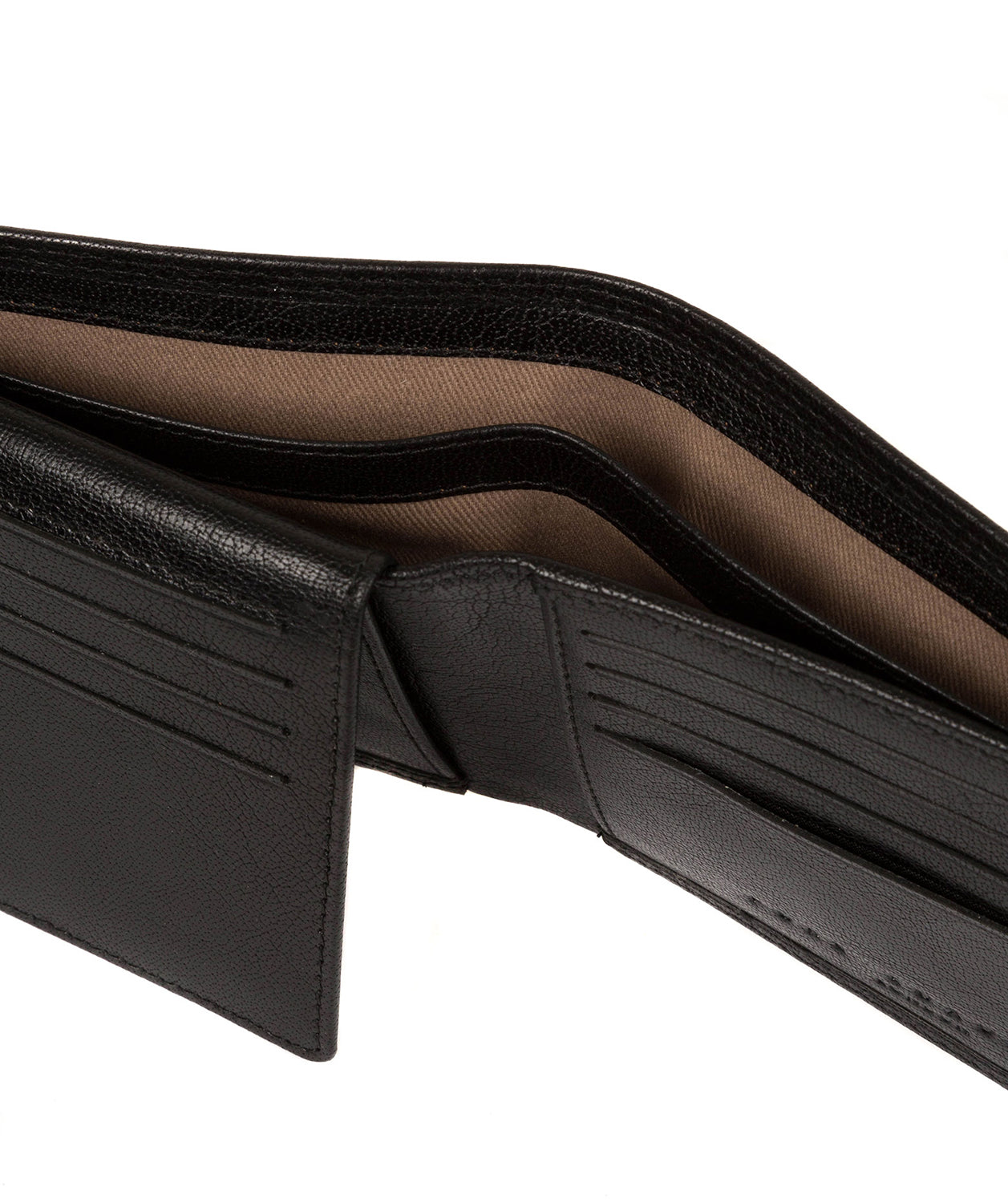 'North' Black Leather Wallet Pure Luxuries London