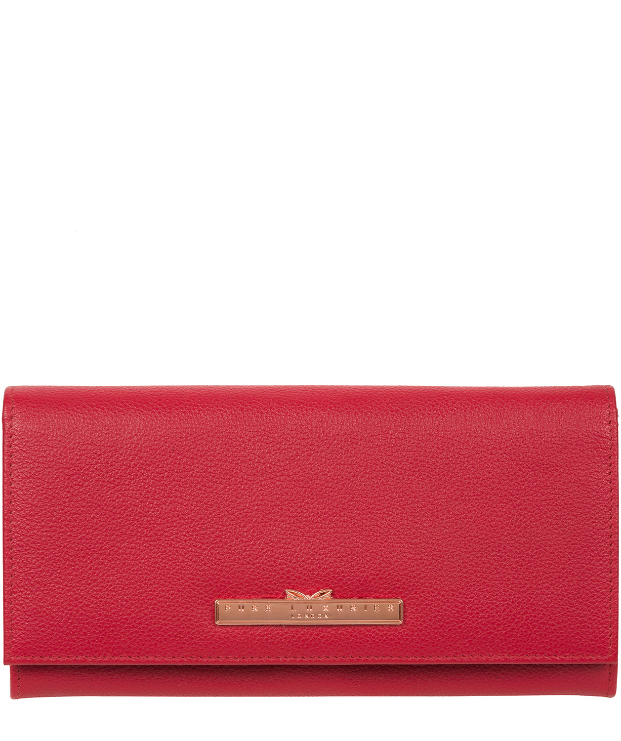 'Winslett' Cherry Leather Purse image 1