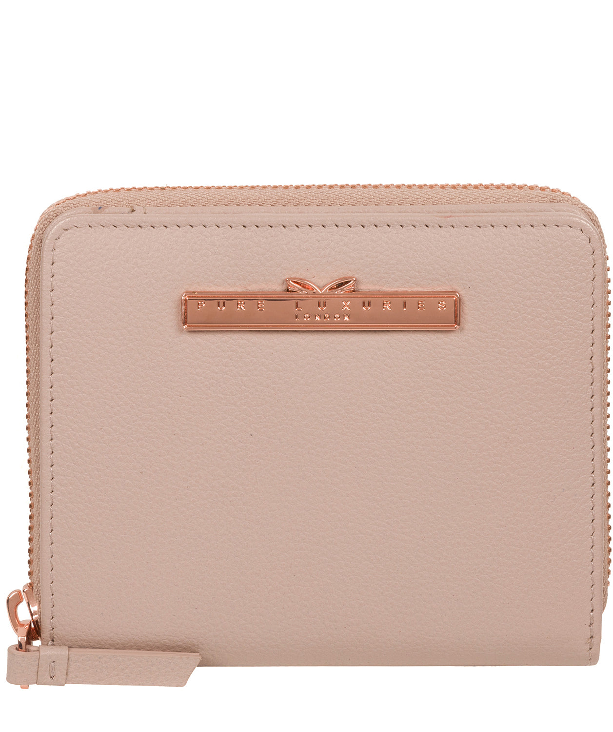 'Mirren' Dusty Pink Leather Purse image 1