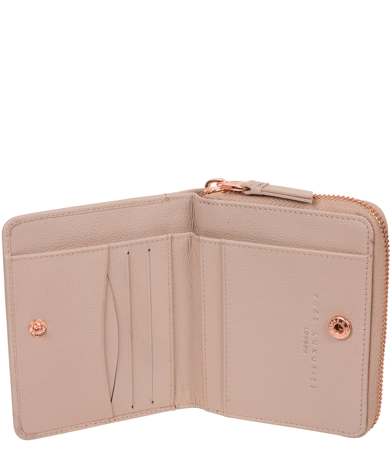 'Mirren' Dusty Pink Leather Purse image 2